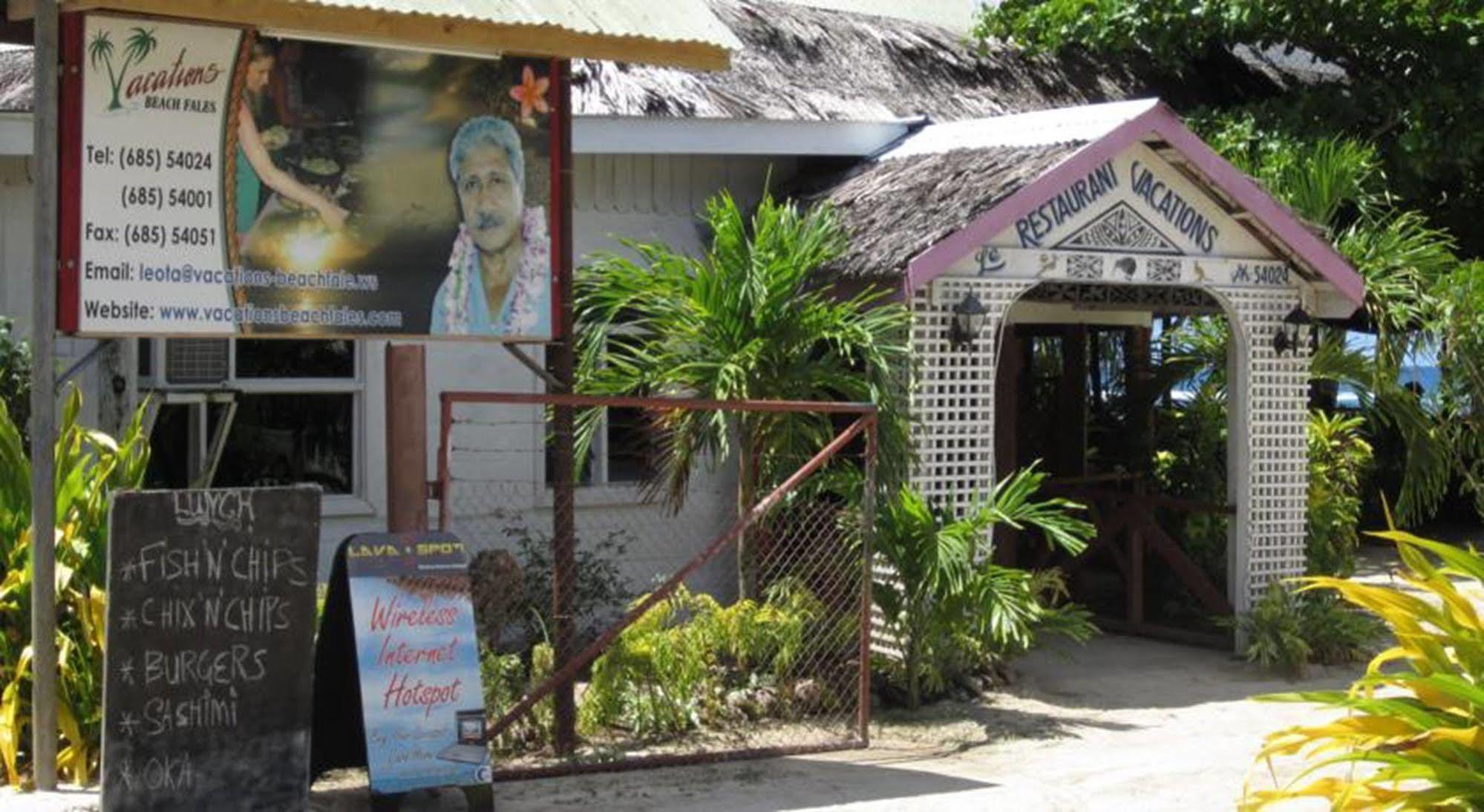 Vacations Beach Fale Hotell Manase Eksteriør bilde